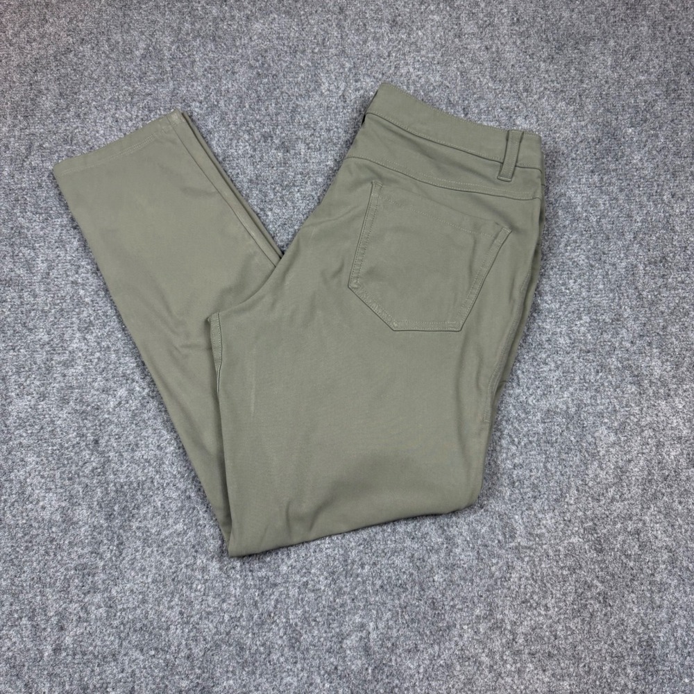 Lululemon ABC Pant Slim Fit 30 Warpstreme Olive Green Tapered 5 Pocket Mens